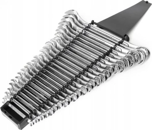 Forcekraft Rinkinys plokščių dvikilpių veržliarakčių 25el. (6-32mm) Cr-V