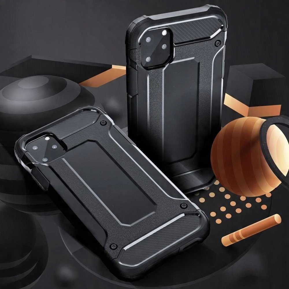 Forcell Oem ARMOR dėklas skirtas Samsung Galaxy S24 FE juodos spalvos