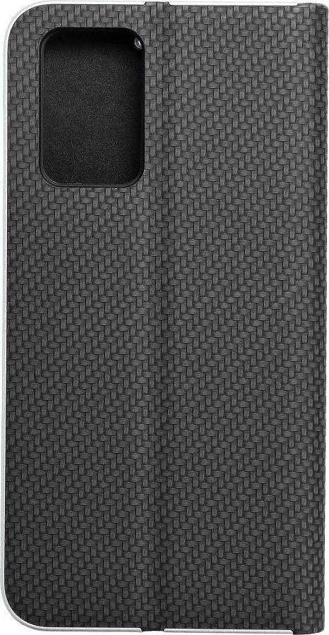 Dėklas Forcell Oem LUNA Book Carbon skirtas Xiaomi Redmi 10 / 10 2022 juodos spalvos