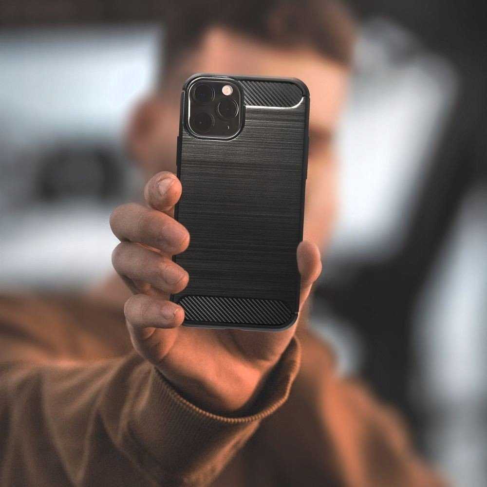 Dėklas Case for Realme 8 Carbon juodas