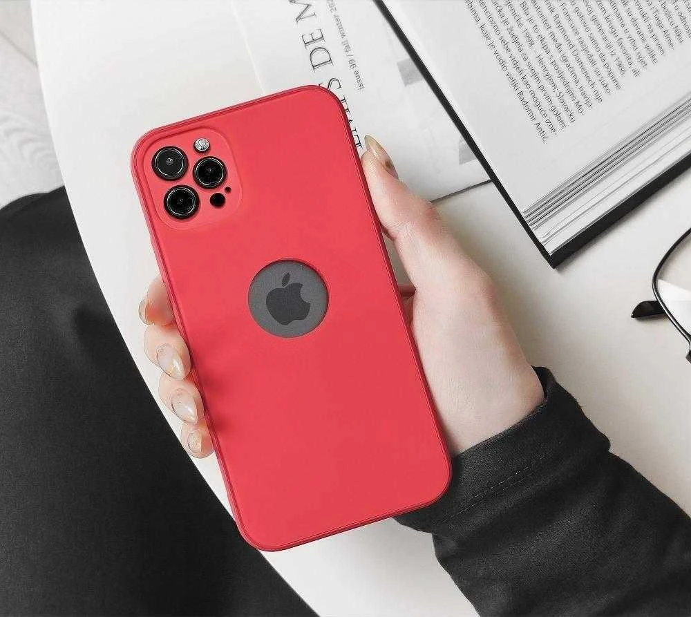 Forcell OEM dėklas, skirtas iPhone 13 MINI, minkštas, raudonas