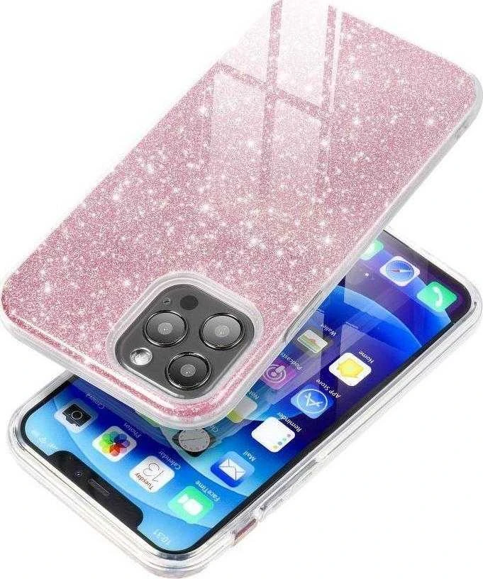 Forcell OEM dėklas, skirtas iPhone 13, spindinčios rožinės spalvos