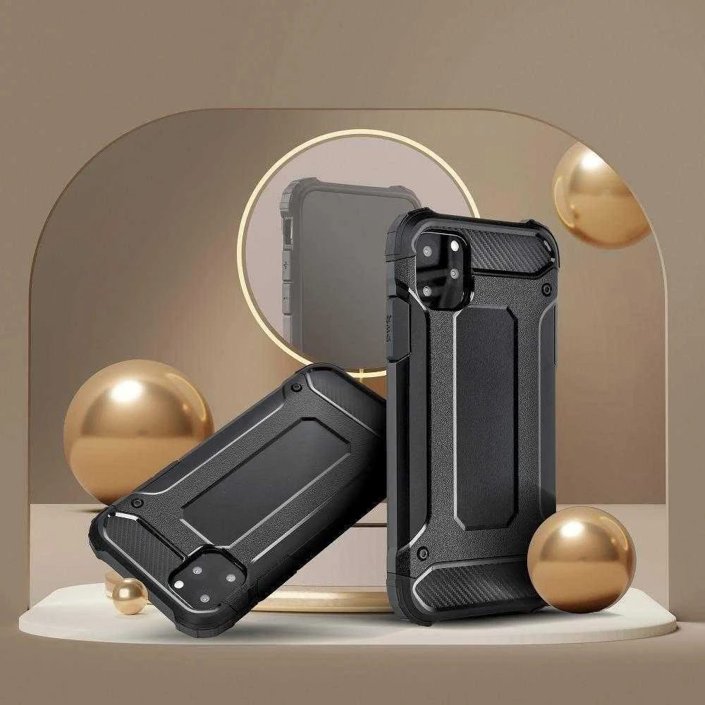 Forcell Oem ARMOR dėklas skirtas Samsung Galaxy S22 Ultra juodos spalvos