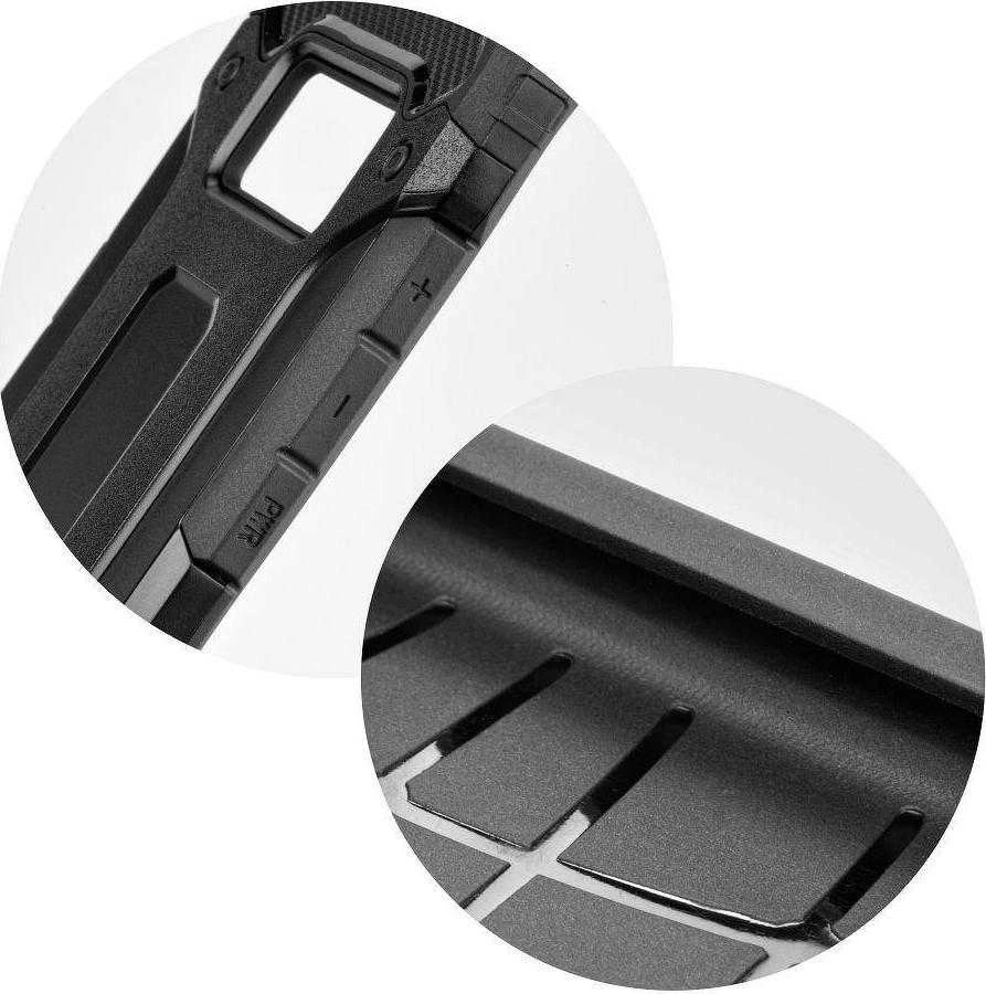 Forcell Oem ARMOR dėklas skirtas Samsung Galaxy S22 Ultra juodos spalvos