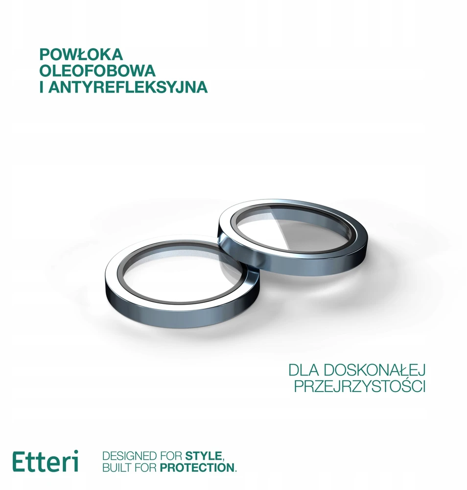 Forcell „Telforceone“ galinio fotoaparato objektyvo apsauga, skirta „iPhone 14 / 14 Plus“, mėlyna