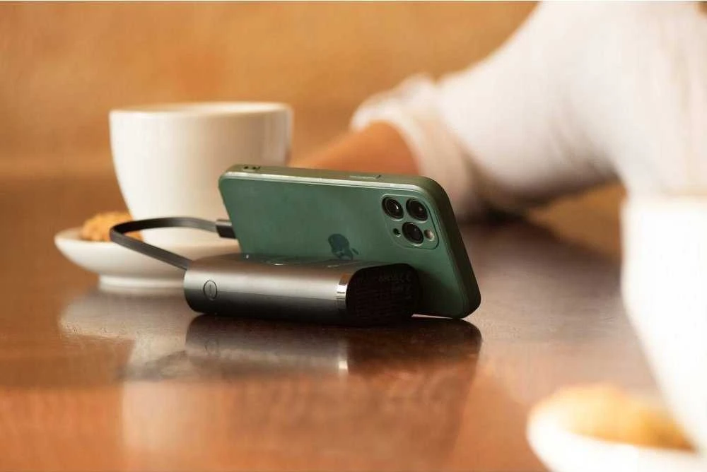FORCELL F-ENERGY F10K4 maitinimo blokas, suderinamas su Apple Watch PD QC3.0 3A 22,5W 10000 mAh juodos spalvos
