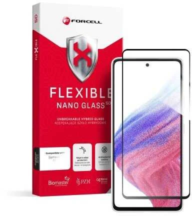Forcell Flexible Nano Glass 5D skirtas Samsung Galaxy A56 5G