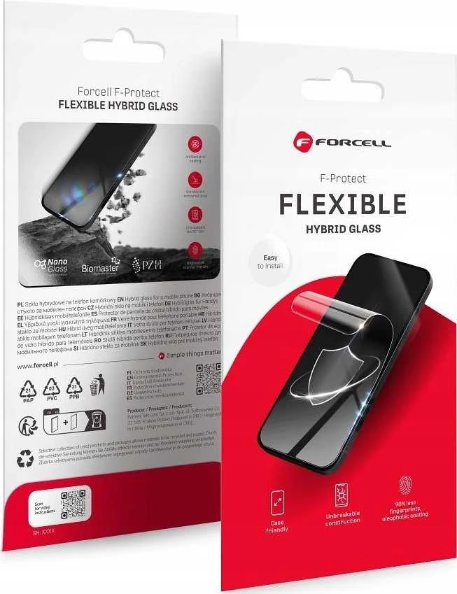 „Forcell Flexible Nano Glass“ skirtas „Samsung Galaxy S25 Ultra“.