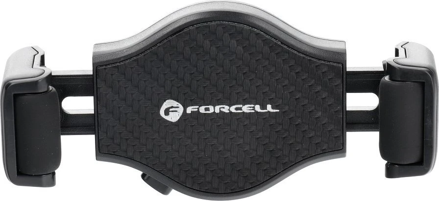 Automobilinis universalus telefono laikiklis Forcell (H-CF509) tvirtinamas ant ventiliacijos grotelių, juodas