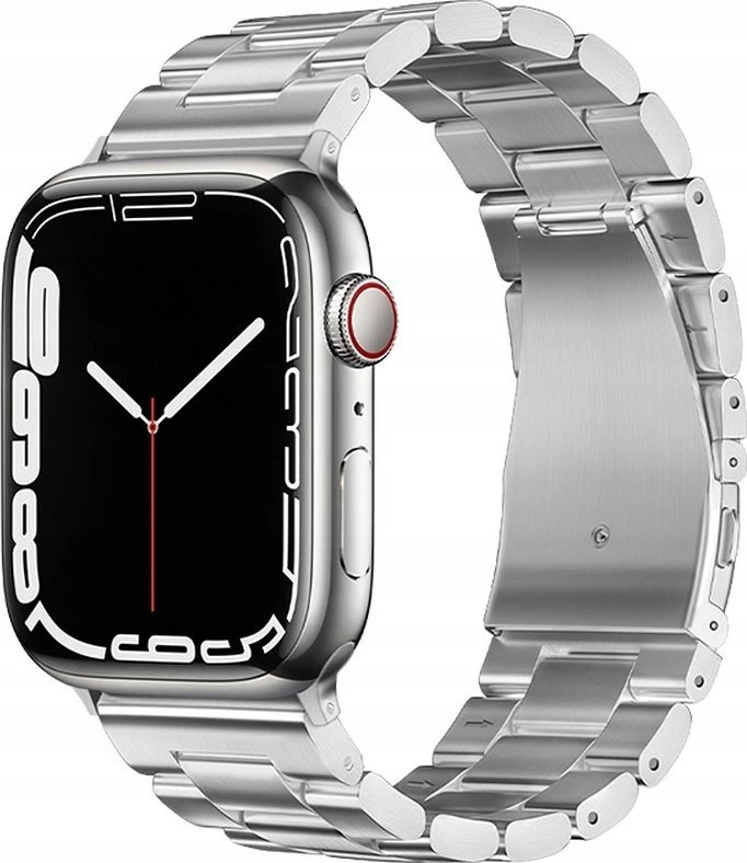 FORCELL F-DESIGN FA10 stainless steel apyrankė skirta Apple Watch 42 / 44 / 45 / 49 mm sidabro spalvos