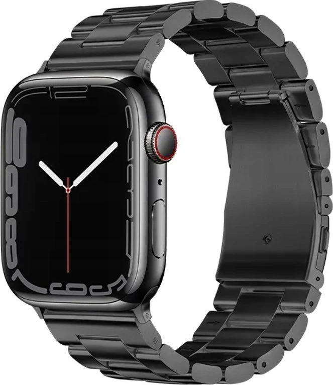 FORCELL F-DESIGN FA10 stainless steel apyrankė skirta Apple Watch 38 / 40 / 41 mm juodos spalvos