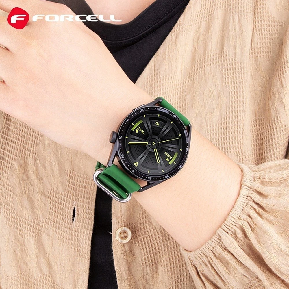 FORCELL F-DESIGN FS01 apyrankė skirta Samsung Watch 20 mm juodos spalvos