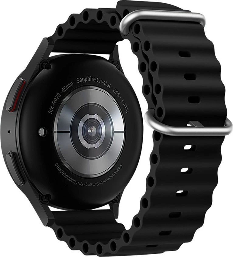 FORCELL F-DESIGN FS01 apyrankė skirta Samsung Watch 20 mm juodos spalvos