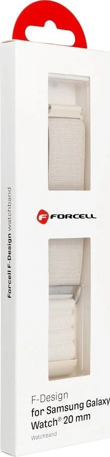 FORCELL F-DESIGN FS05 apyrankė skirta Samsung Watch 20 mm star light