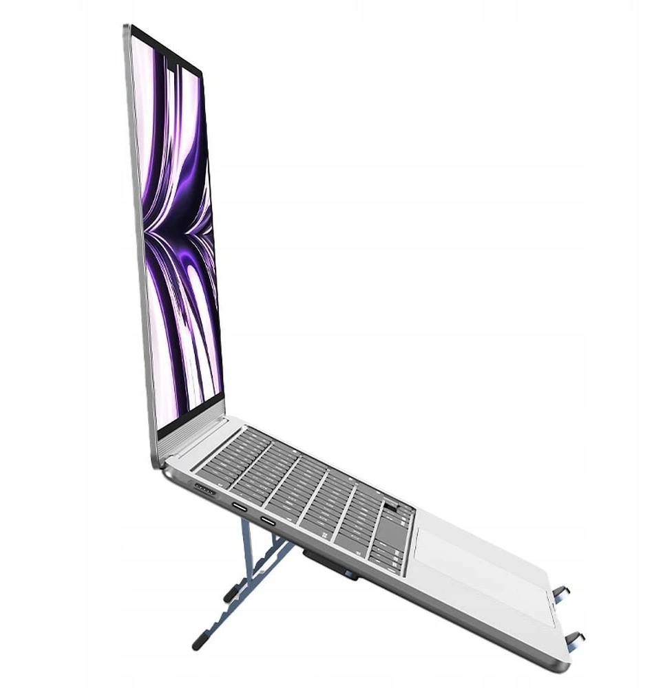 Desk holder for laptop / tablet foldable Forcell F-Grip Fold Stand H Pro pilka