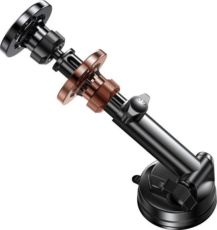 Magnetinis automobilio telefono laikiklis, suderinamas su „Magsafe Forcell F-Grip PrecisionX“ priekiniu stiklu / prietaisų skydeliu / ventiliacijos angomis (juodas)