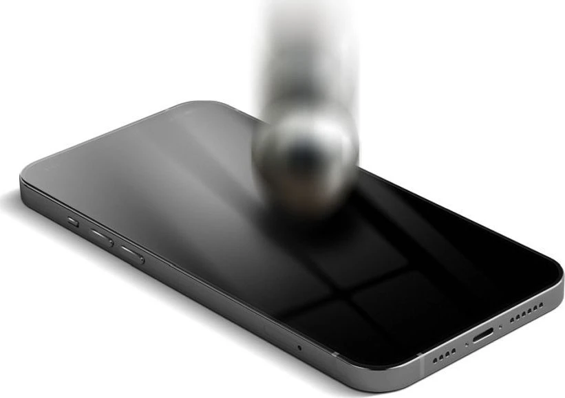 Hibridinis stiklas iPhone 15 PRO MAX Forcell Flexible 5D juodas
