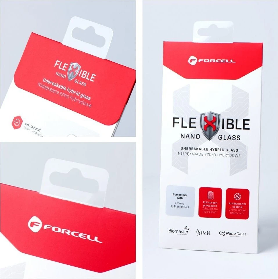„Forcell Flexible Nano Glass“ skirtas „Samsung Galaxy S24 Ultra“.