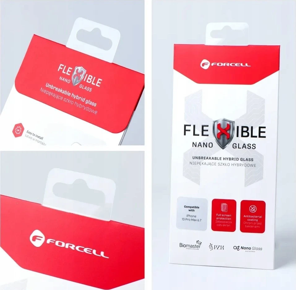 „Forcell Flexible Nano Glass“ skirtas „Samsung Galaxy A53 5G“.