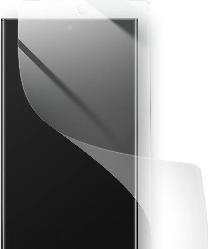 Hibridinis stiklas, skirtas iPhone 13 / 13 PRO / 14 / 16e / 17e (SE 4 2025) su „Forcell Flexible Nano Glass“