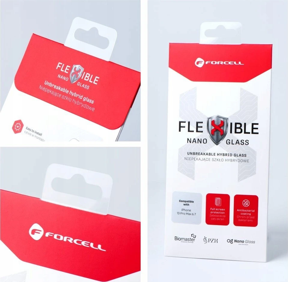 „Forcell Flexible Nano Glass“ skirtas „Samsung Galaxy S23“.