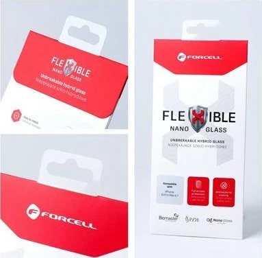 Hibridinis stiklas, skirtas „iPhone XR“ / 11 „Forcell Flexible Nano Glass“