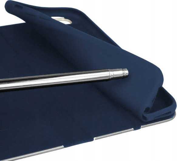 Dėklas Forcell Oem LUNA Book Carbon skirtas Xiaomi Redmi Note 11 Pro / 11 Pro 5G mėlynos spalvos