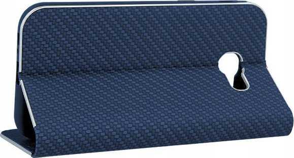 Dėklas Forcell Oem LUNA Book Carbon skirtas Xiaomi Redmi Note 11 Pro / 11 Pro 5G mėlynos spalvos