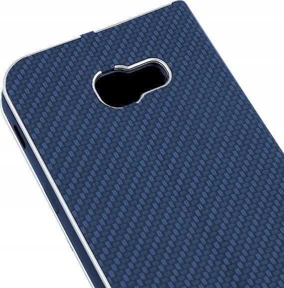 Dėklas Forcell Oem LUNA Book Carbon skirtas Xiaomi Redmi Note 11 Pro / 11 Pro 5G mėlynos spalvos