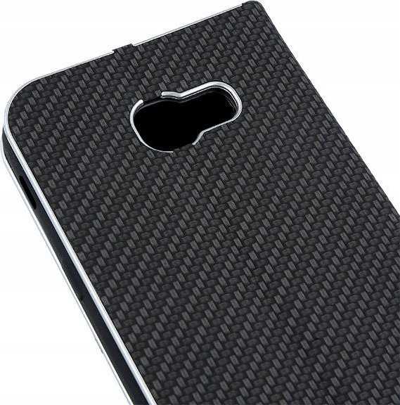 Dėklas Forcell Oem LUNA Book Carbon skirtas Xiaomi Redmi Note 11 Pro / 11 Pro 5G juodos spalvos