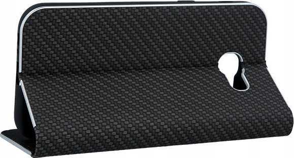Dėklas Forcell Oem LUNA Book Carbon skirtas Xiaomi Redmi Note 11 Pro / 11 Pro 5G juodos spalvos