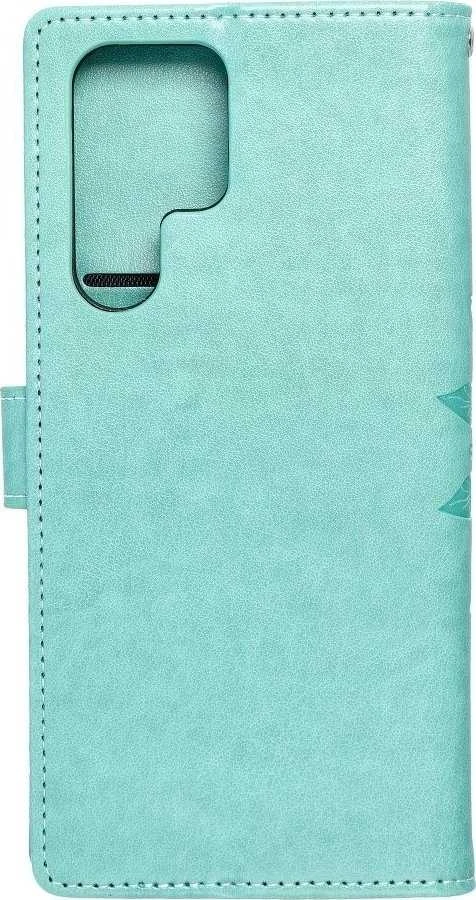 Forcell Oem MEZZO Book dėklas skirtas Samsung Galaxy S22 Ultra mandala žalios spalvos