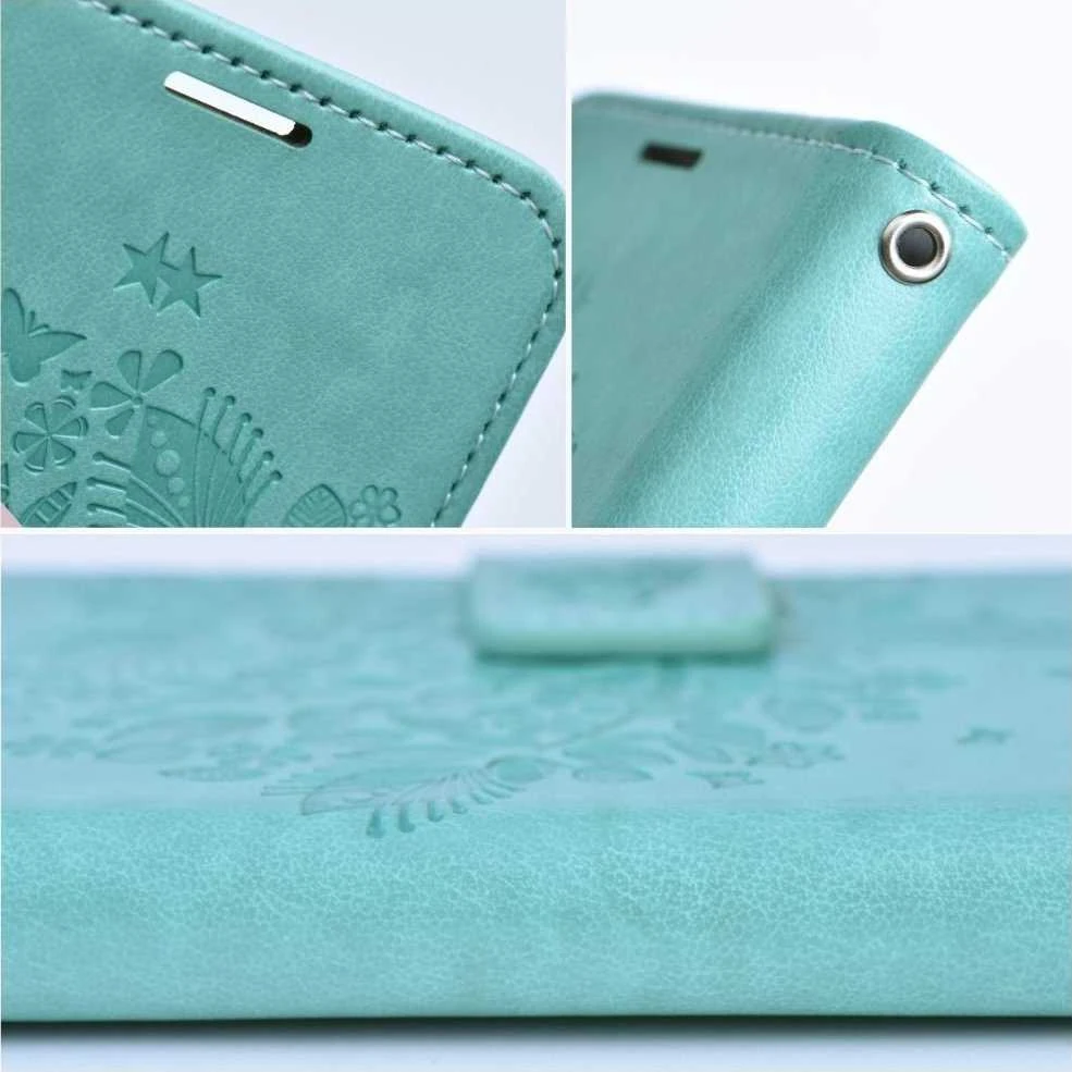 Forcell Oem MEZZO Book dėklas skirtas Samsung Galaxy A13 5G / A04S medžio žalios spalvos