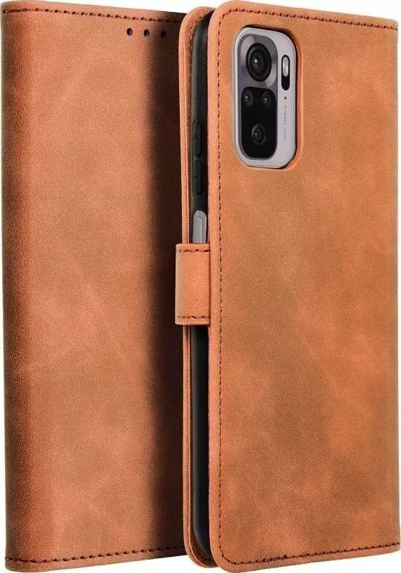 Forcell Oem TENDER Book dėklas skirtas Xiaomi Redmi Note 11 Pro / 11 Pro 5G rudos spalvos
