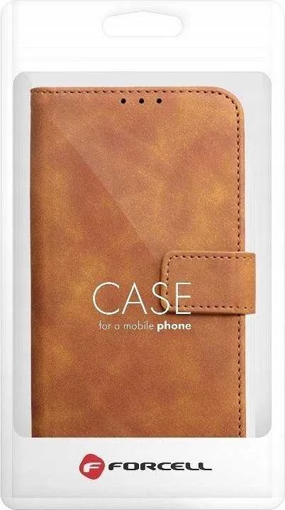 Forcell Oem TENDER Book dėklas skirtas Xiaomi Redmi Note 11 Pro / 11 Pro 5G rudos spalvos