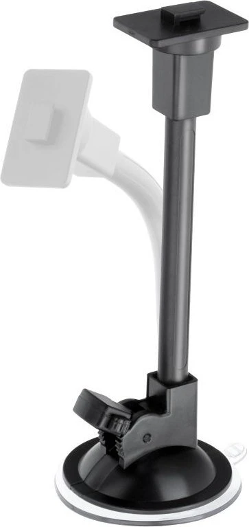 Automobilinis telefono laikiklis Forcell F-Grip Oval 17 cm priekinis stiklas / prietaisų skydelis / oro išleidimo anga, juodas