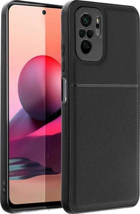 Forcell Oem NOBLE dėklas skirtas Xiaomi Redmi Note 10 Pro / Note 10 Pro Max juodos spalvos