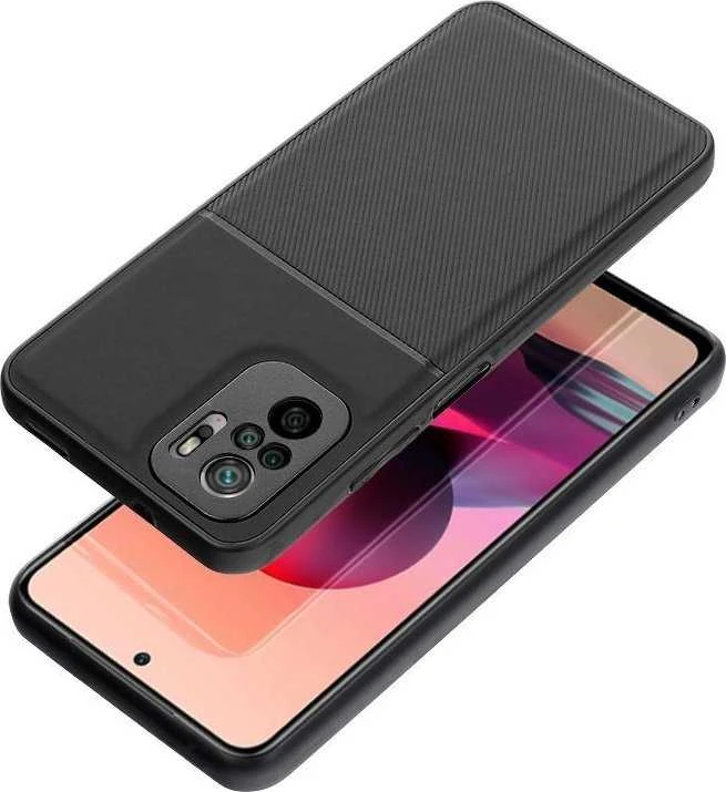 Forcell Oem NOBLE dėklas skirtas Xiaomi Redmi Note 10 Pro / Note 10 Pro Max juodos spalvos