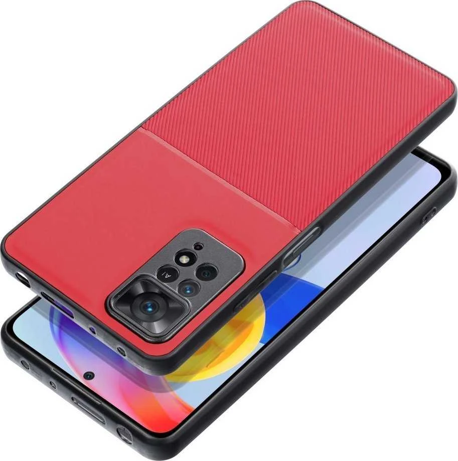 Forcell Oem NOBLE dėklas skirtas Xiaomi Redmi Note 11 Pro / 11 Pro 5G red