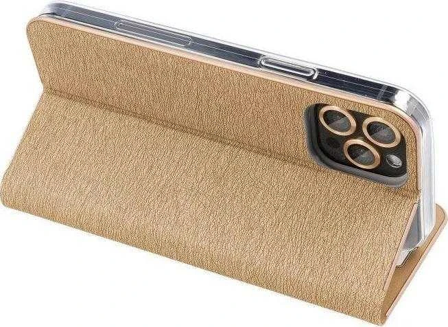 Forcell Dėklas su klapką na Samsung A53 5G Luna Book Gold auksinė