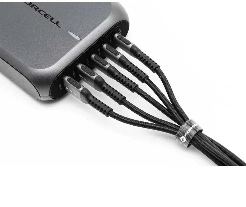 USB A į USB C laidas Forcell F-Energy QC4.0 3A 66W Cafule 3 m C256 juodas