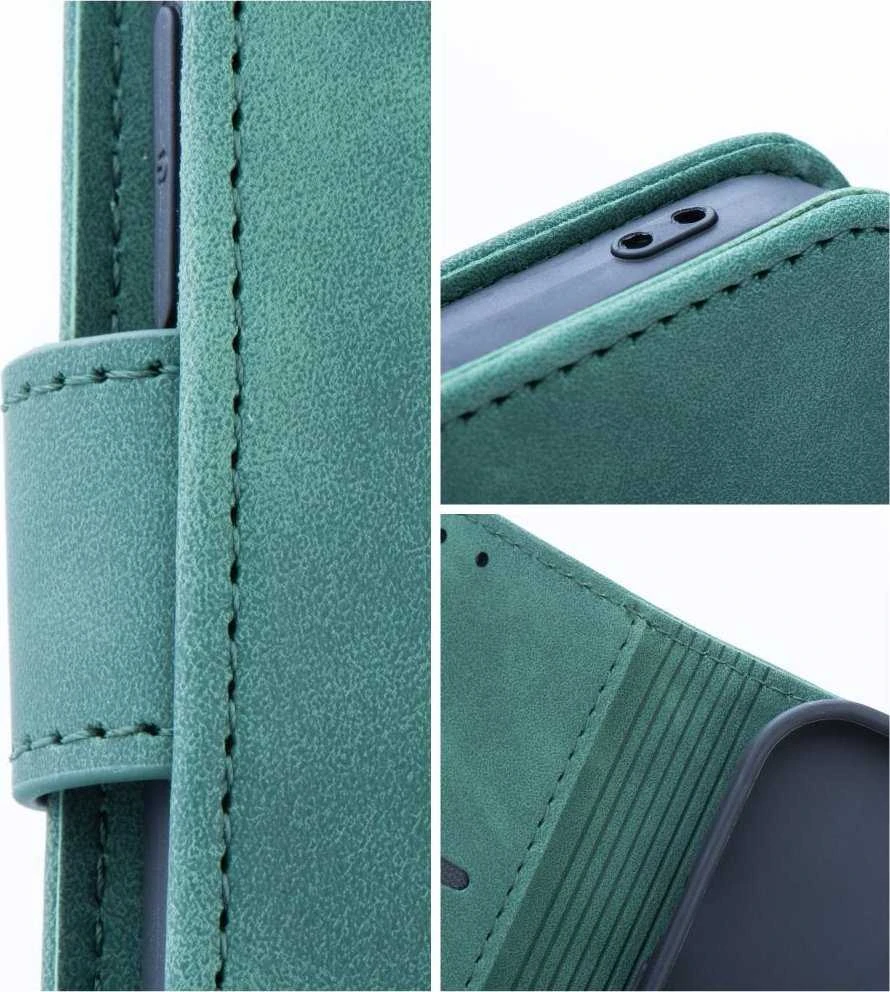 Forcell Oem TENDER Book Dėklas skirtas Xiaomi Redmi Note 11 Pro / 11 Pro 5G žalios spalvos