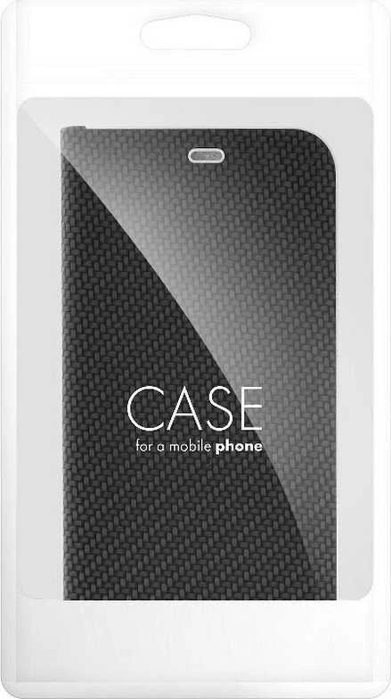 Dėklas Forcell Oem LUNA Book Carbon skirtas Xiaomi Redmi Note 11 / 11S juodos spalvos