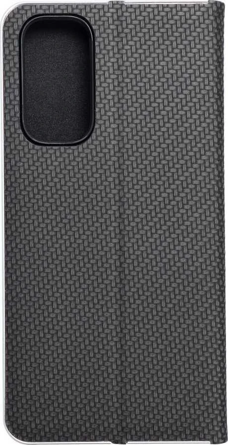 Dėklas Forcell Oem LUNA Book Carbon skirtas Xiaomi Redmi Note 11 / 11S juodos spalvos
