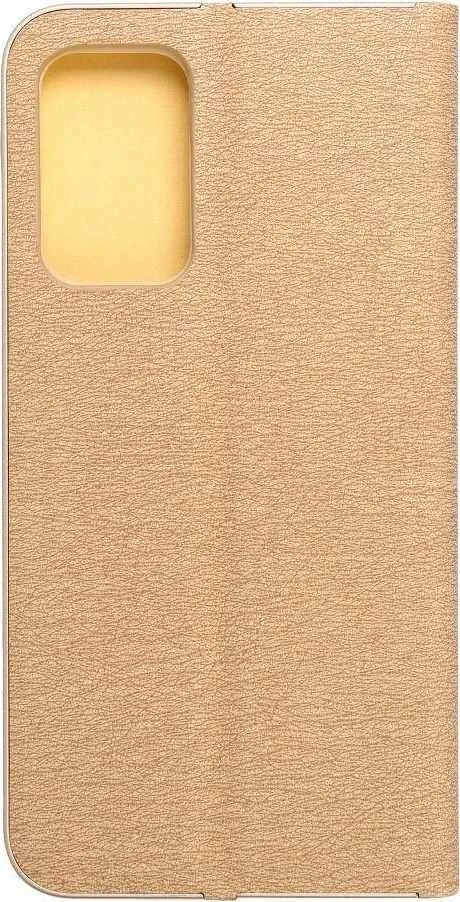 Dėklas Forcell Oem LUNA Book Gold skirtas Samsung Galaxy A52 5G / A52 LTE ( 4G ) / A52s 5G aukso spalvos