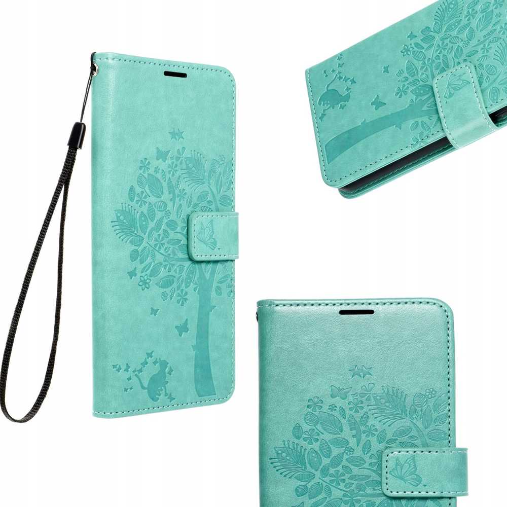 Dėklas Forcell Oem Flip case for iPhone 13 Mezzo Book medžio žalias