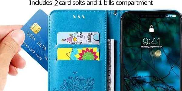 Dėklas Forcell Oem Flip case for iPhone 13 Mezzo Book medžio žalias