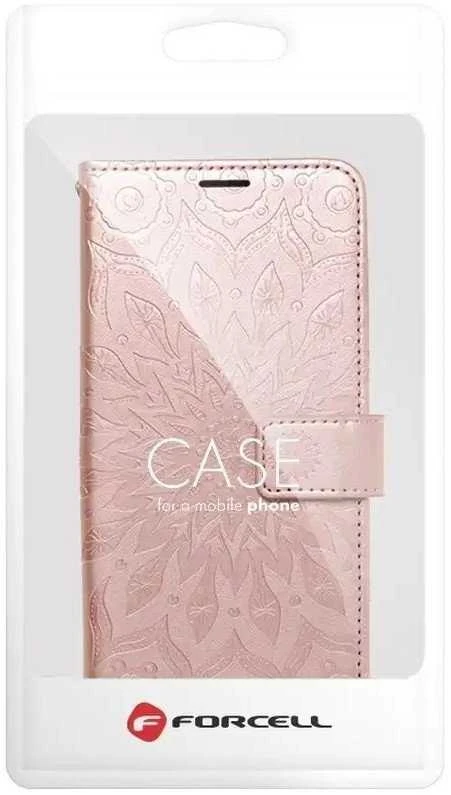 Forcell OEM MEZZO dėklas IPHONE 13 PRO telefonui, mandala rožinis, auksinis