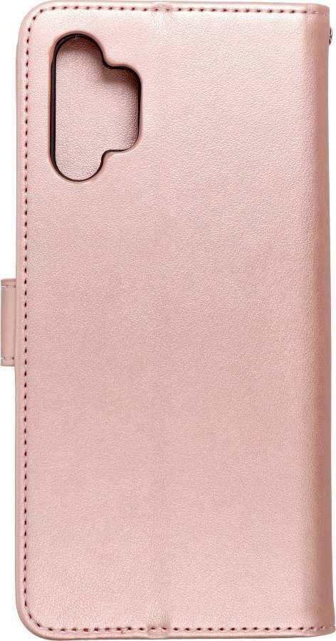 Forcell Oem MEZZO Book dėklas skirtas Samsung Galaxy A33 5G medžio rožinio aukso spalvos