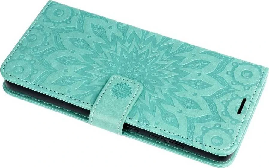 Forcell Oem MEZZO Book dėklas skirtas Xiaomi Redmi 9C / 9C NFC mandala žalios spalvos